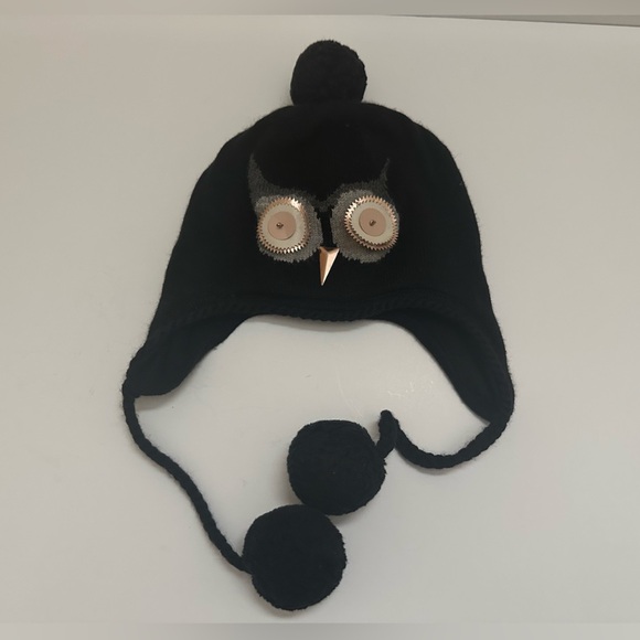 New Kate Spade Classic Owl Hat/Beanie - Picture 5 of 5